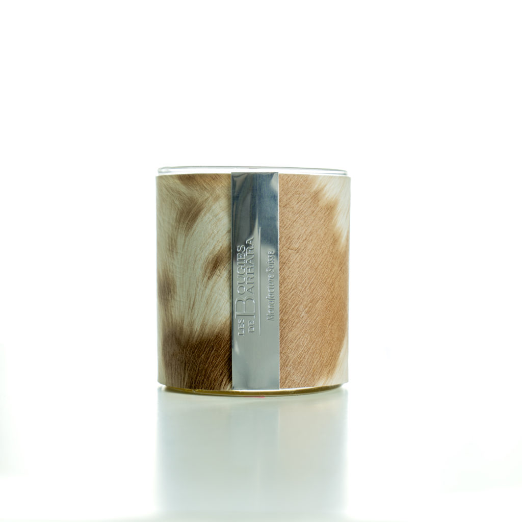 Bougie Joya brune 300 g – mèche en bois — Les Bougies de Barbara