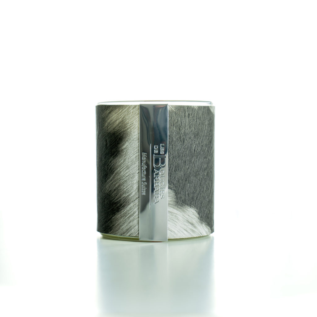 Bougie Joya noire 300 g – mèche en bois — Les Bougies de Barbara