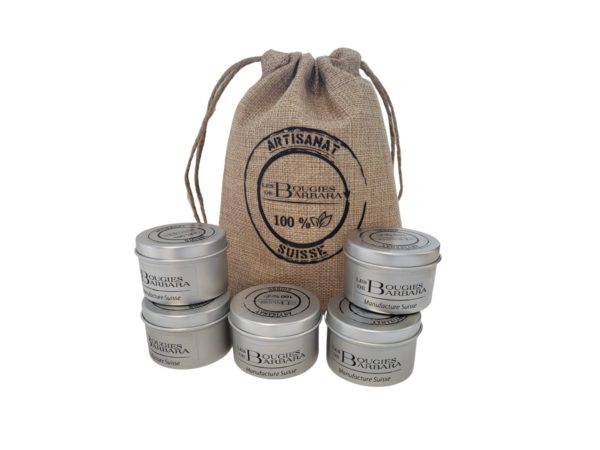 Les Bougies de Barbara - Pack découverte 5 bougies 50gr