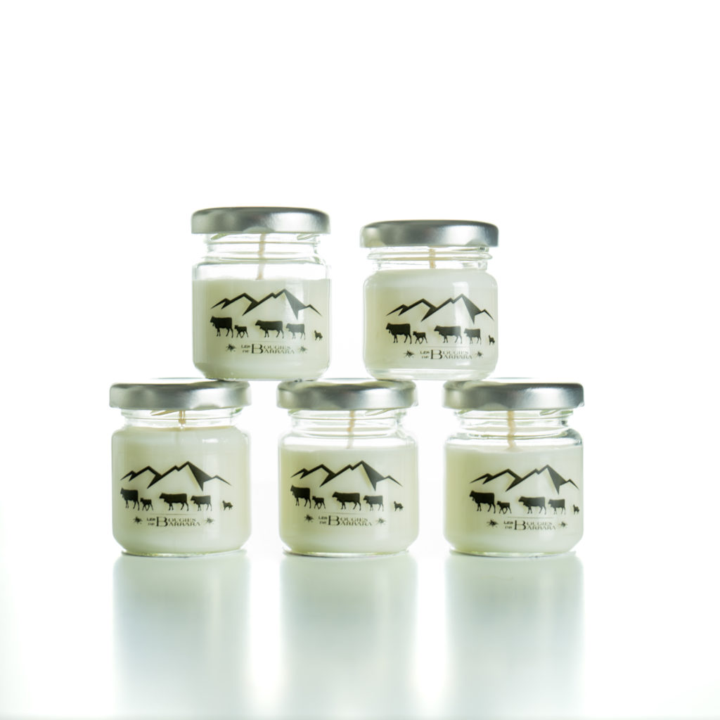 Pack de 5 mini-bougies Poya – 30 g chacune — Les Bougies de Barbara