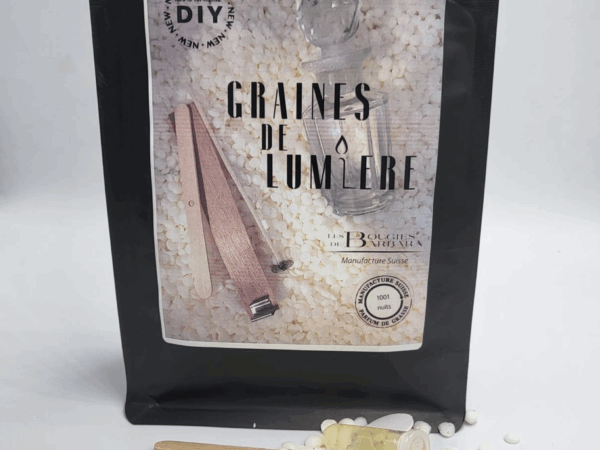 Graines de Lumière - Sachet incluant la cire, la mèche et le parfum