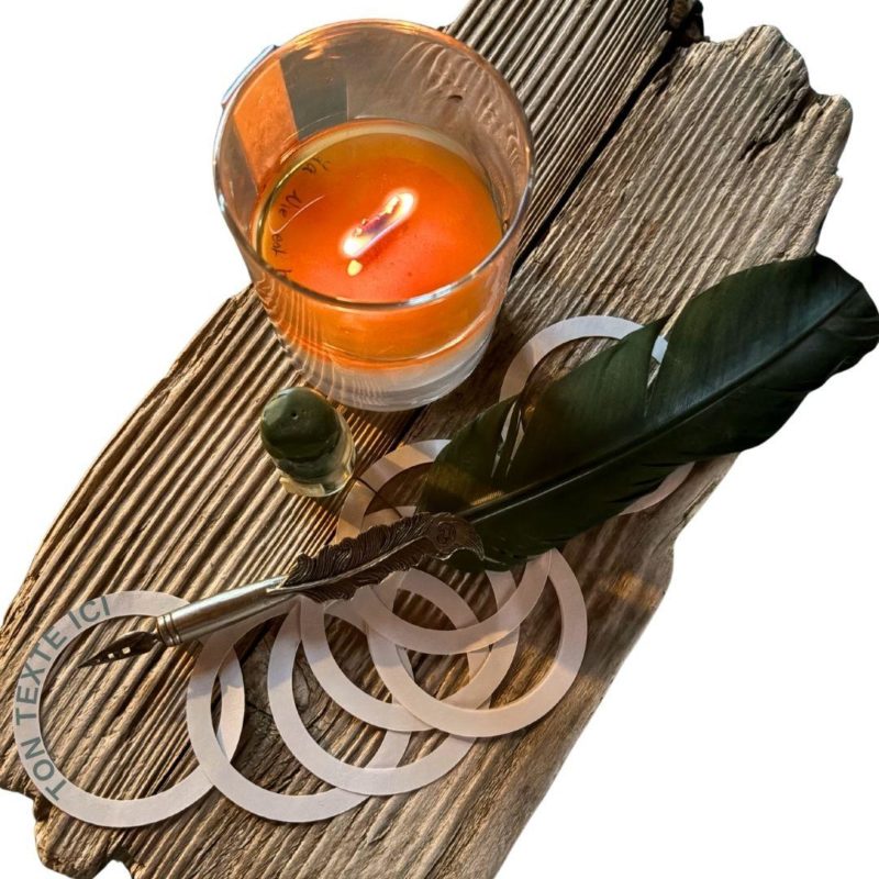 Les Bougies de Barbara - Collection Message 250g - Message personnalisé