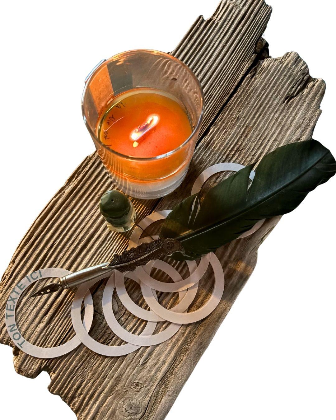 Les Bougies de Barbara - Collection Message 250g - Message personnalisé