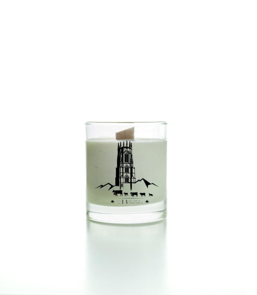 Bougie Poya Fribourg 160 g – Notre Cathédrale — Les Bougies de Barbara