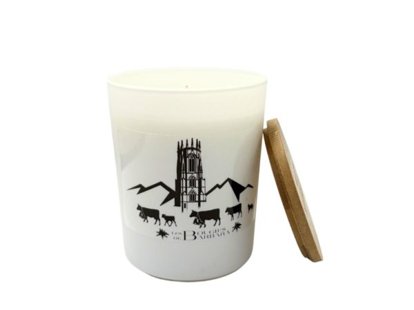 Les Bougies de Barbara - Collection ZEN - Verre Blanc 180 gr - Fribourg